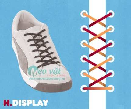 Mách bạn 29 cách cách buộc dây giày mới hiện đại 2020
