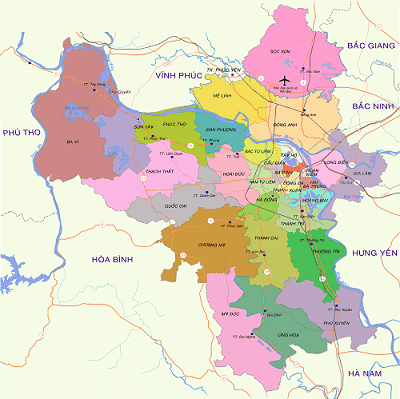 Danh sách quận huyện Hà Nội