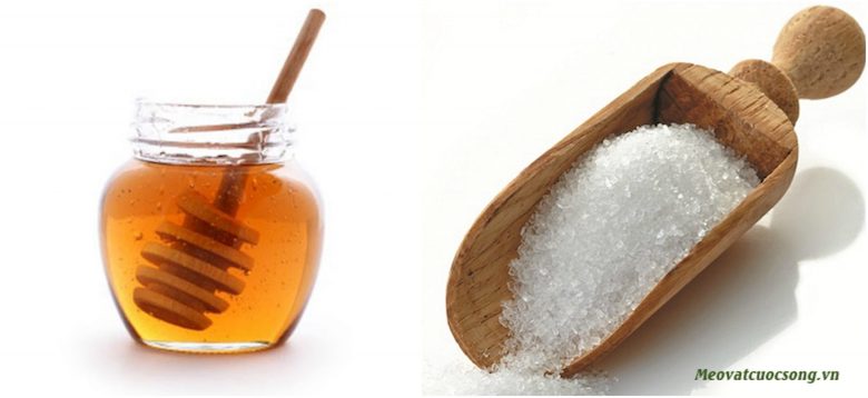 Sử dụng đường và mật ong giúp triệt lông hiệu quả
