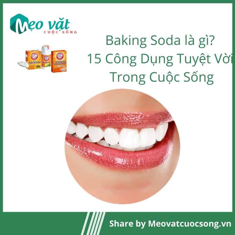Công dụng của Baking Soda làm trắng răng